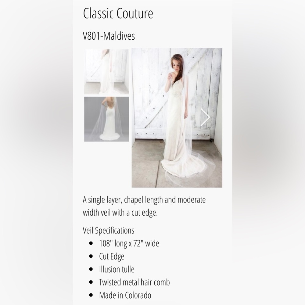 White Tulle Veil
